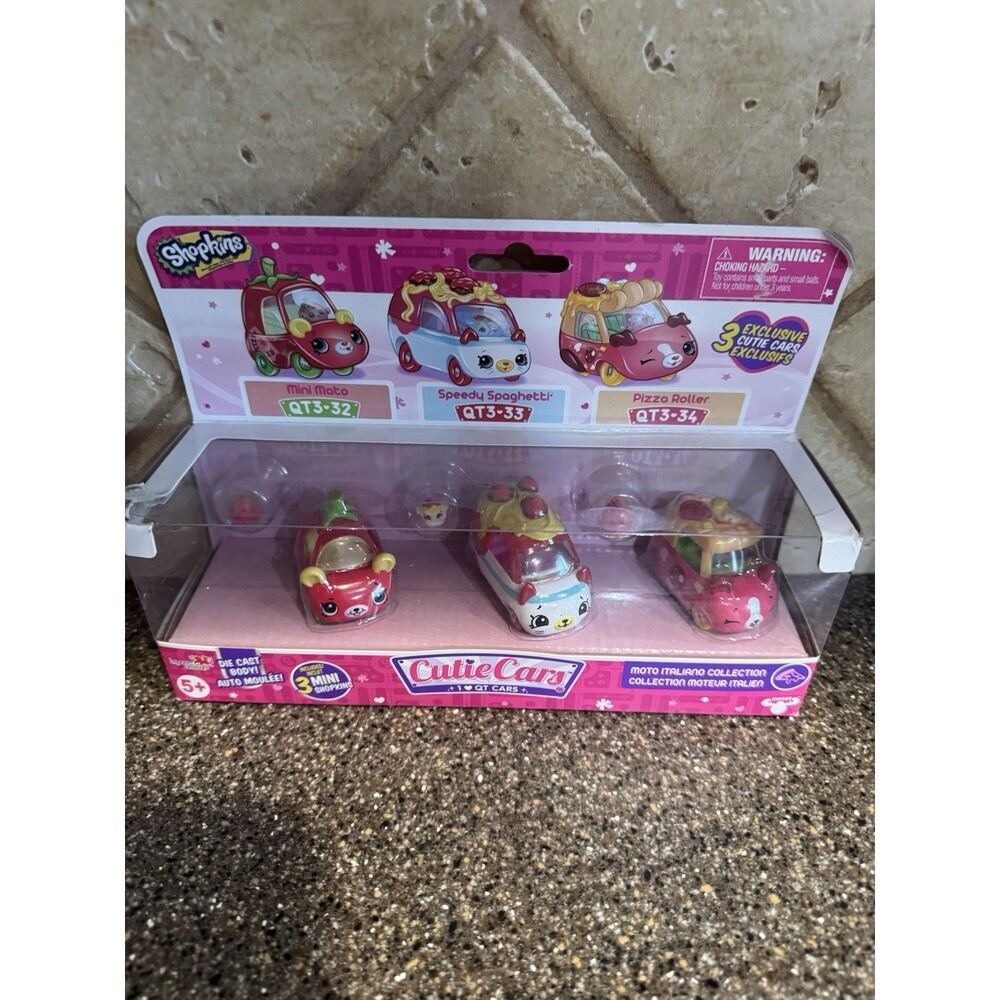 Shopkins Cutie Cars Collection  Moto Italiano Collection New